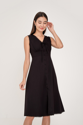 Eclat Button Midi Dress