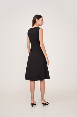 Eclat Button Midi Dress