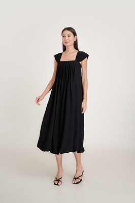 Lianne Bubble Hem Midi Dress