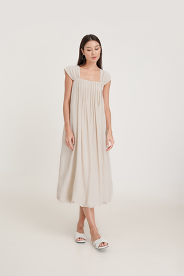 Lianne Bubble Hem Midi Dress