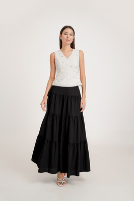 Zoie Tiered Maxi Skirt