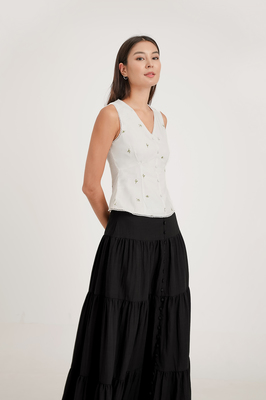 Zoie Tiered Maxi Skirt