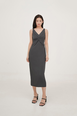 Kristel Ruched Maxi Dress