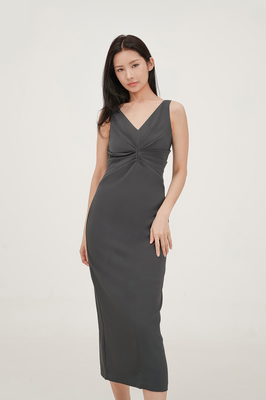 Kristel Ruched Maxi Dress