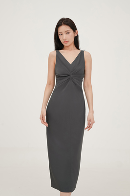 Kristel Ruched Maxi Dress