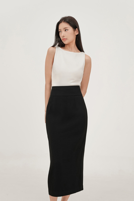 Milena Pencil Maxi Skirt