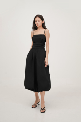 Ciara Ruched Bubble Hem Dress