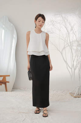 Milena Pencil Maxi Skirt