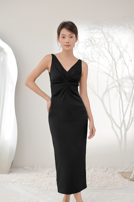 Kristel Ruched Maxi Dress