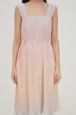 Paradise Pleated Midi Dress