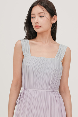 Paradise Pleated Midi Dress