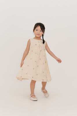 KIDS Solstice Embroidered Ribbon Dress