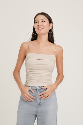 Gigi Padded Ruched Top