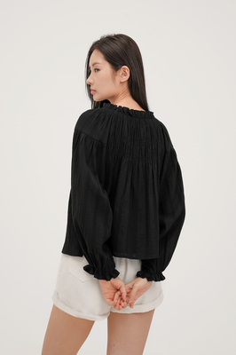 Lia Ruffle Blouson