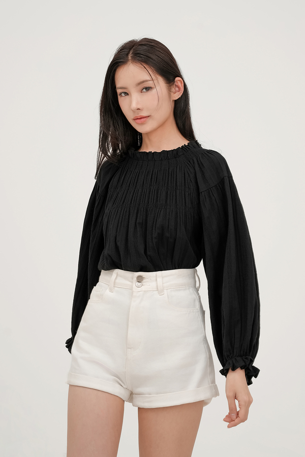 Lia Ruffle Blouson