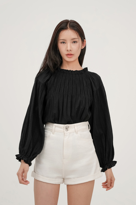 Lia Ruffle Blouson