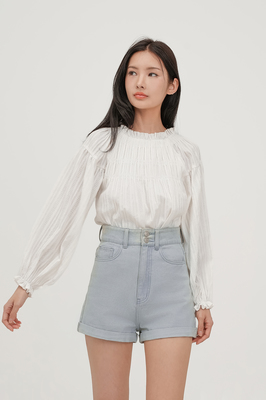 Lia Ruffle Blouson