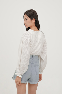 Lia Ruffle Blouson