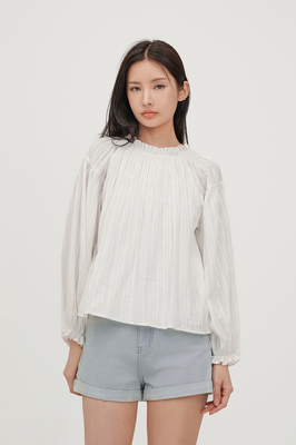 Lia Ruffle Blouson