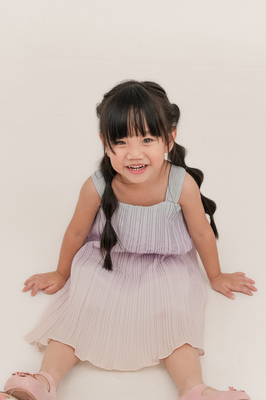 KIDS Paradise Pleated Dress