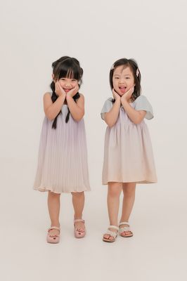 KIDS Paradise Pleated Dress