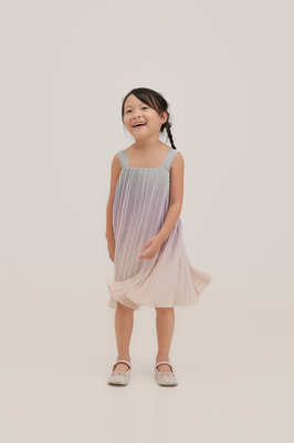 KIDS Paradise Pleated Dress