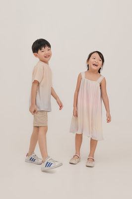 KIDS Paradise Pleated Dress