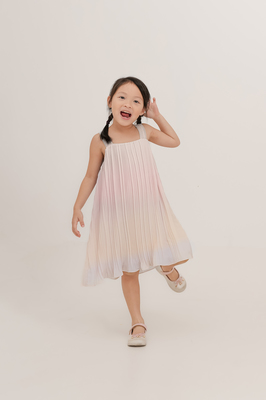 KIDS Paradise Pleated Dress