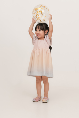 KIDS Paradise Flutter Sleeve Dress