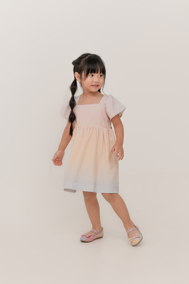 KIDS Paradise Flutter Sleeve Dress