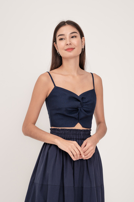 Jules Knotted Crop Top