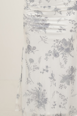 Wallpaper Padded Mesh Maxi Dress