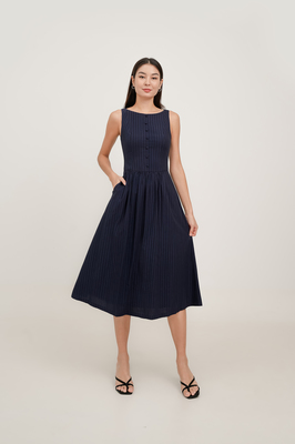 Poise Corset Midi Dress