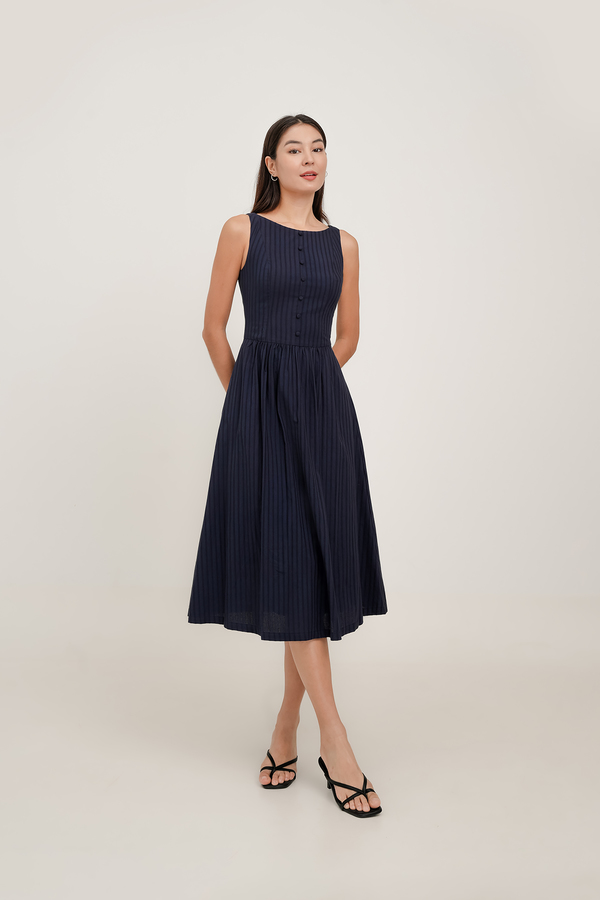 Poise Corset Midi Dress