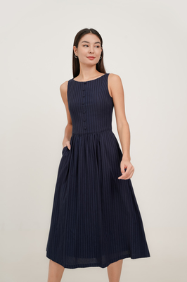 Poise Corset Midi Dress