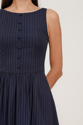 Poise Corset Midi Dress