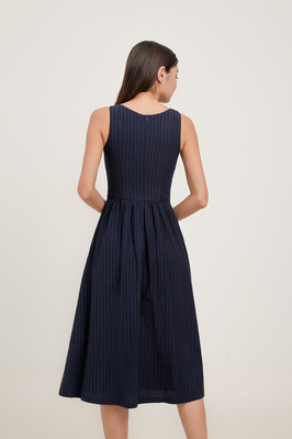 Poise Corset Midi Dress