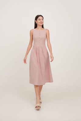 Poise Corset Midi Dress