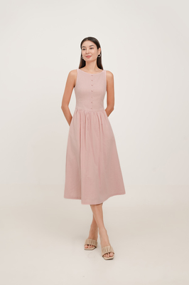 Poise Corset Midi Dress