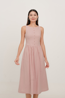 Poise Corset Midi Dress