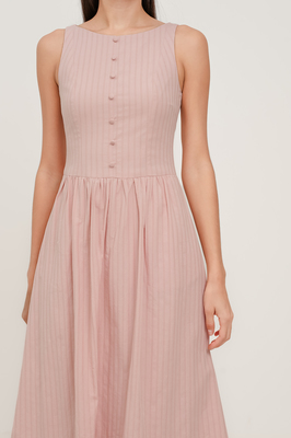 Poise Corset Midi Dress