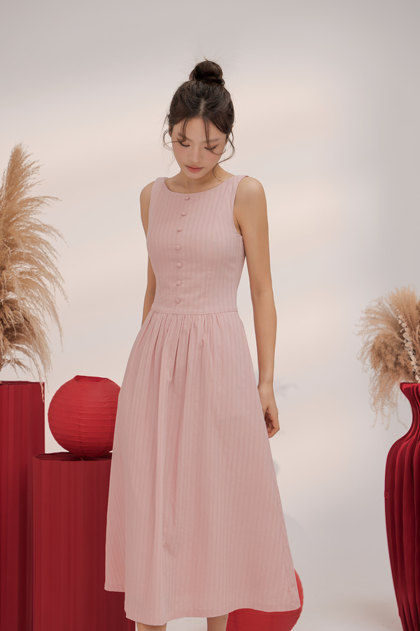 Poise Corset Midi Dress