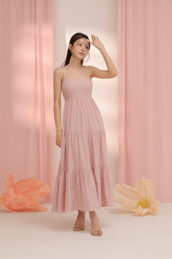 Maya Tiered Broderie Maxi Dress