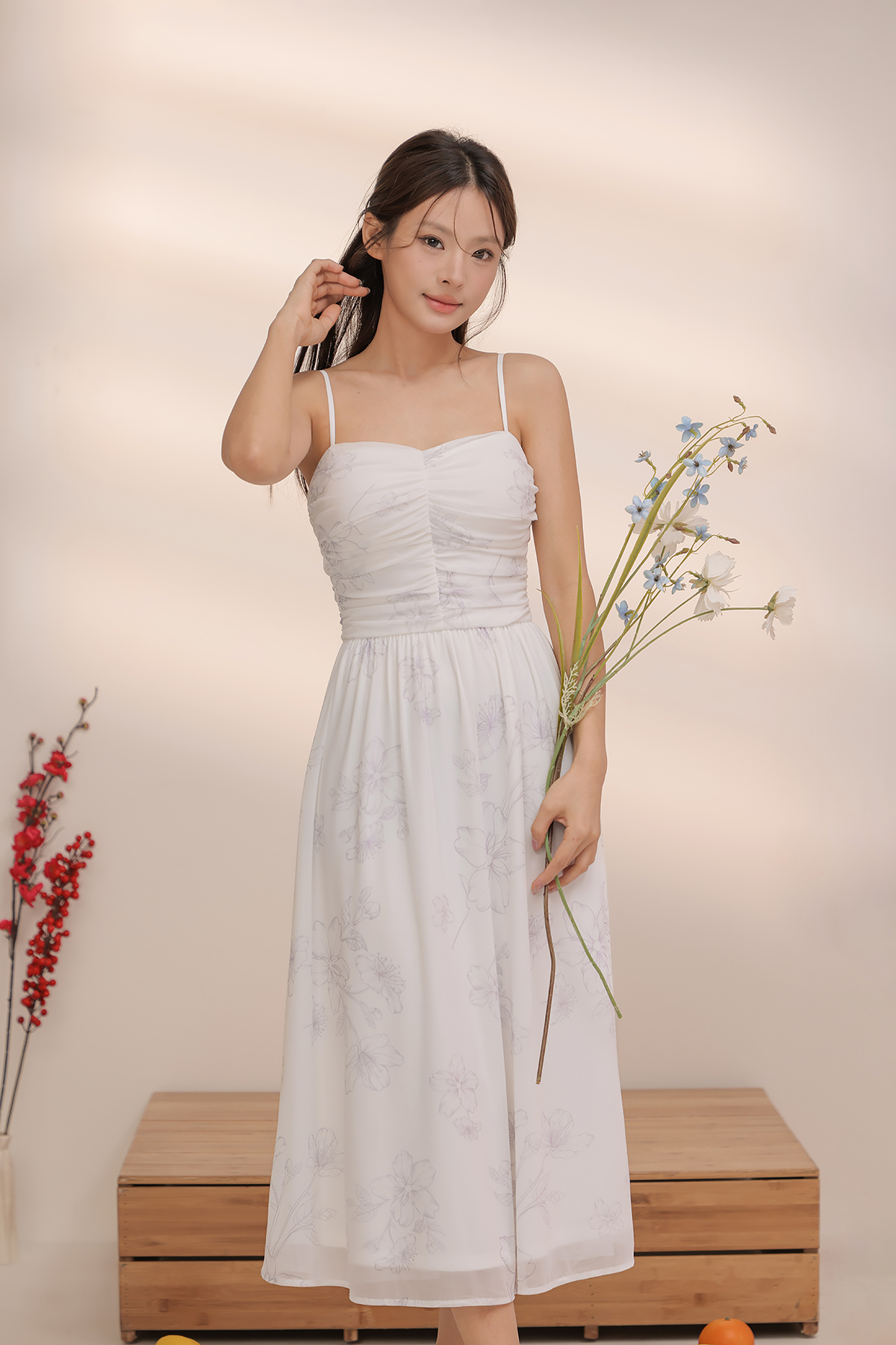 新品・未使用♡ misha&puff sweetheart dress ♡ Fayth • Veil Padded Sweetheart Mesh Midi Dress