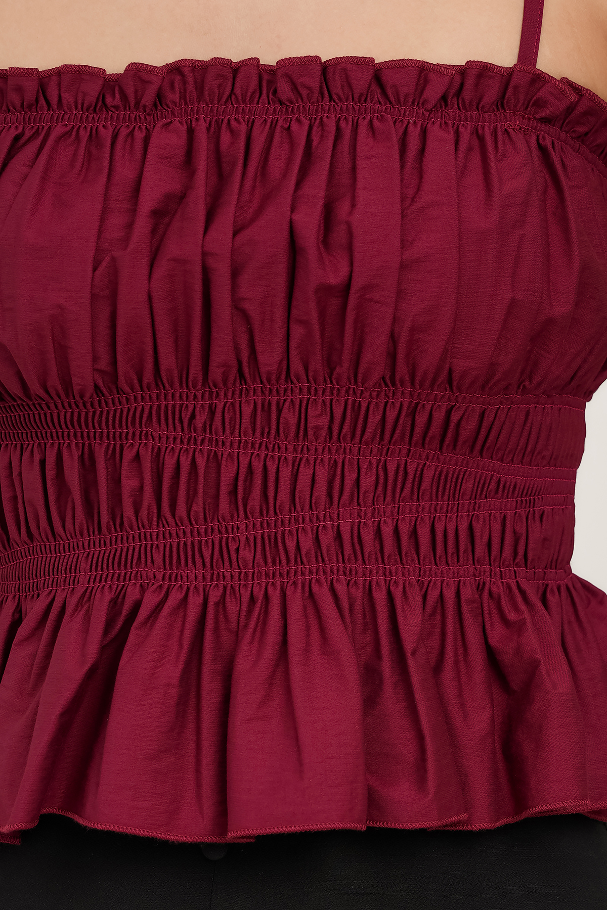 TULLE ASYMMETRY FRILL CAMISOLE eaphi Fayth • Avrie Asymmetric