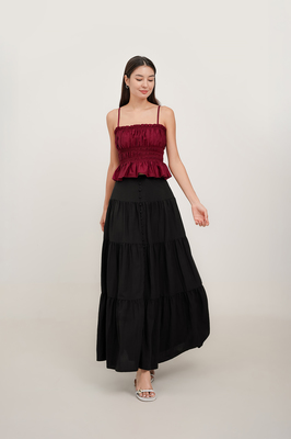 Zoie Tiered Maxi Skirt