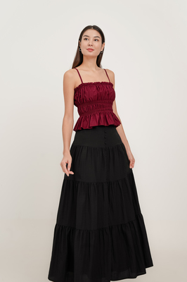 Zoie Tiered Maxi Skirt