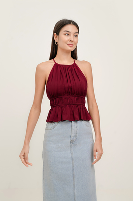 Victoire Padded Halter Top