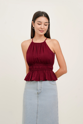 Victoire Padded Halter Top