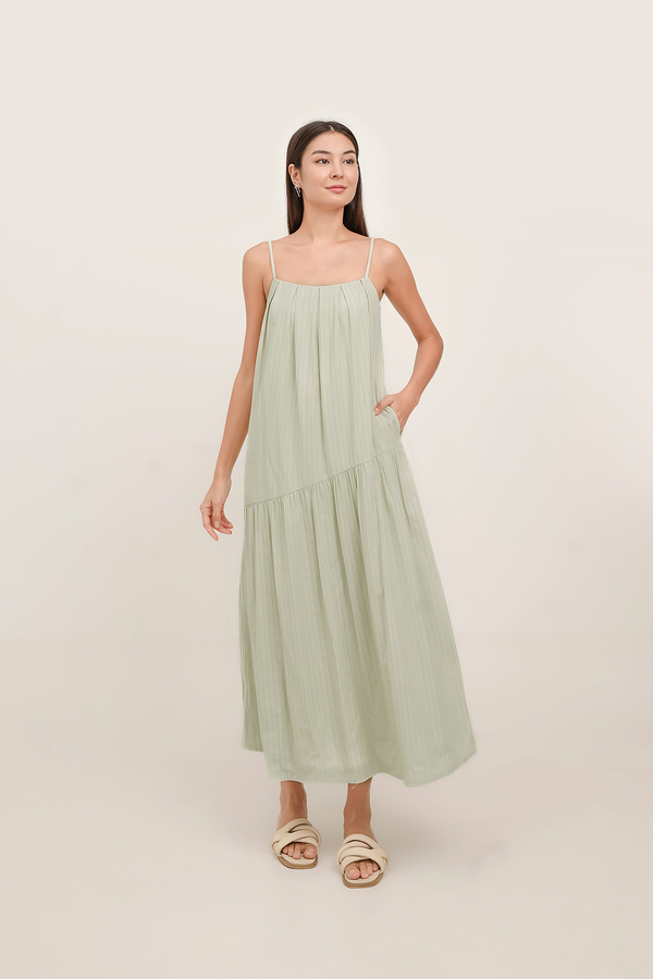 Evalyn Broderie Tent Maxi Dress